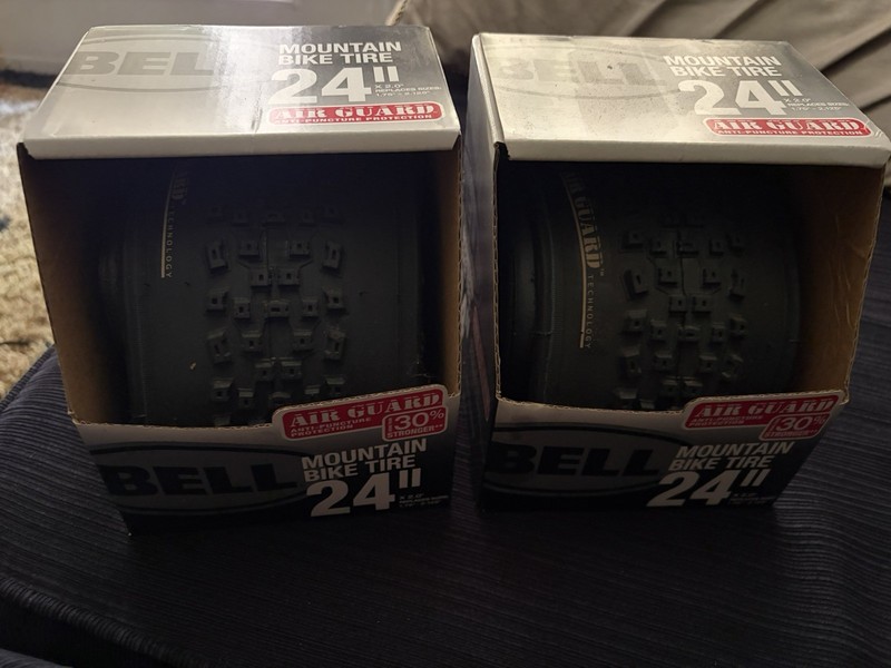 2 Bell 24" x 2.0" Mountain Bike Tire Bicycle (Replaces 1.75" to 2.125" widths) 