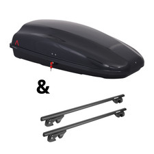 Für VW Golf Plus Typ 5M1/521 - Dachträger Menabo Sherman & Dachbox Arjes 320