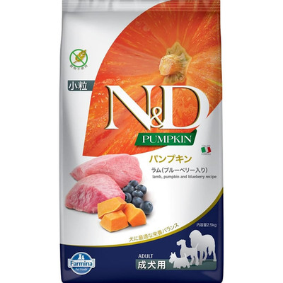 N&D Mini Lamb Blueberry Grain Pumpkin Dog Food By Farmina Pnd0250031
