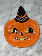 Ceramic Johanna Parker Halloween Pumpkin Pete...