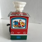 Vintage Yuletide Tin Litho Wind Up Santa Locomotive W/Smokestack ~ Korea 1950’s — photo 3