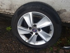 SAAB NG 9-5 95 17 INCH 5 spoke alloy wheel alu100  2010 2011 2012