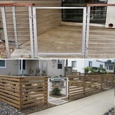 Cable Railing Gate For Wood Metal Cable Railing System Carbon Steel Fence Gate
