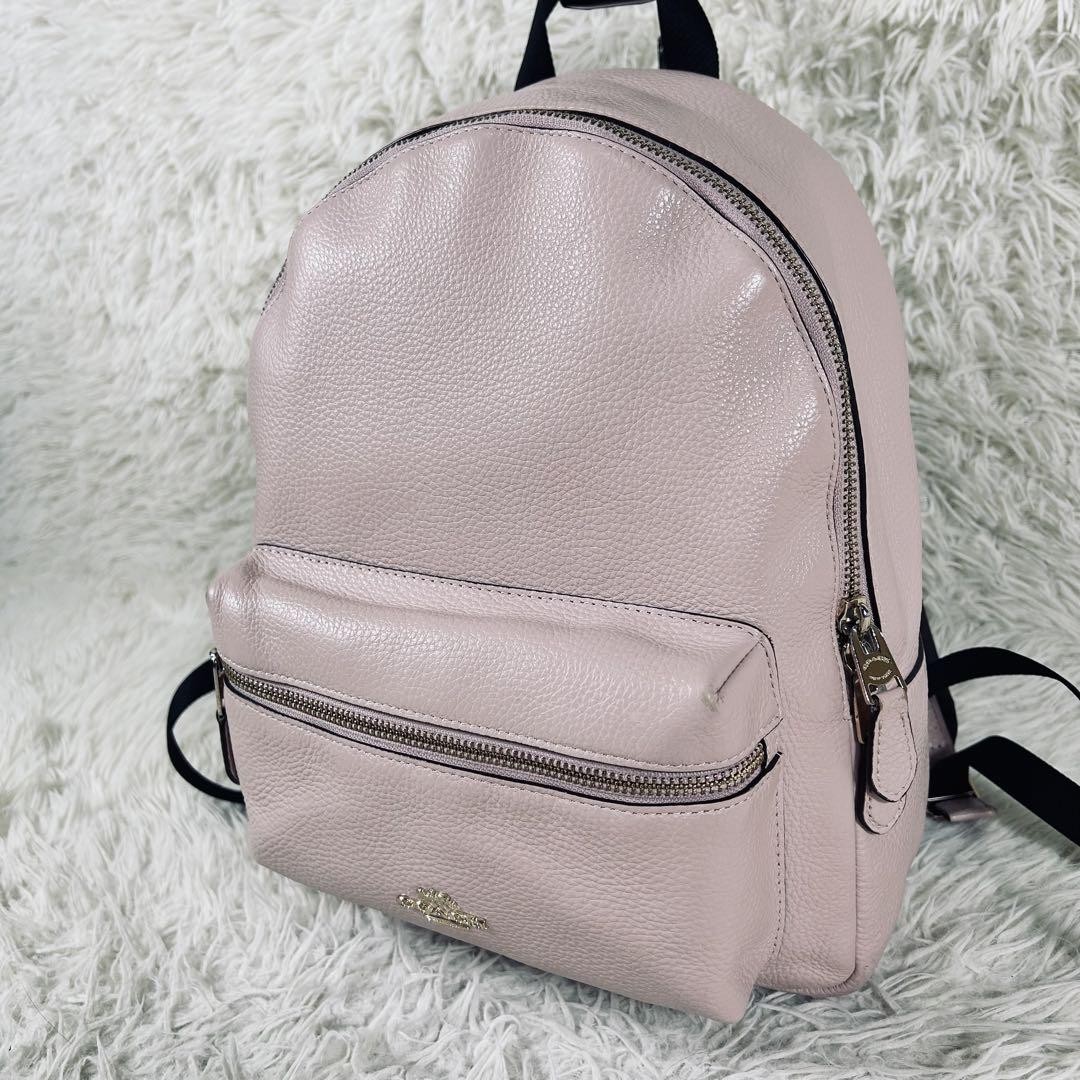 Coach Leather Backpack in Pink Style G07273949 Authentic