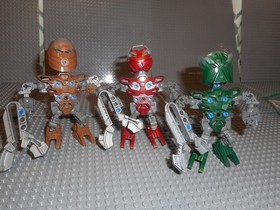 LEGO BIONICLE - MATORAN OF METRU NUI - Lot of 6 - 8607 8608 8609 8610 8611 8612