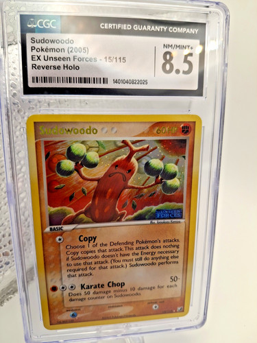 Sudowoodo graded CGC 8.5 for sale on eBay