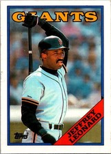 1988 Topps #570 Jeffrey Leonard San Francisco Giants