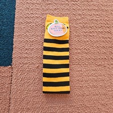 Halloween Pumpkin Striped Socks Kid s Knee High Socks Orange Black Sz 10-4 y9a