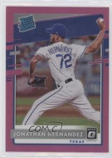2020 Panini Donruss Optic Rated Rookies Retail Pink Prizm Jonathan Hernandez fm0