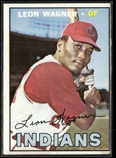 1967 Topps Leon Wagner Cleveland Indians #360
