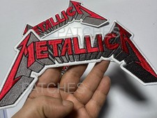 Metallica Embroidered Clothing Jacket Vest Patch W 8.30" H 3.63" Iron / Sew On