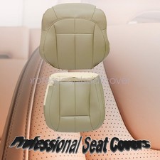 New For 1999-2004 Jeep Grand Cherokee Driver Bottom Top Leather Seat Cover Tan