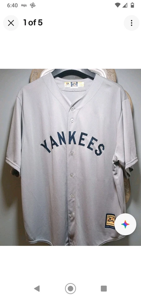 Lote De 4 Majestuosas Jersey De Béisbol New York Yankees Colección Cooperstown XXL Foto 3 de 4
