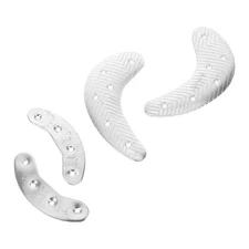 2 Pairs Iron Shoe Sole Heel Plate Repair Pads Boot Tap Replacement