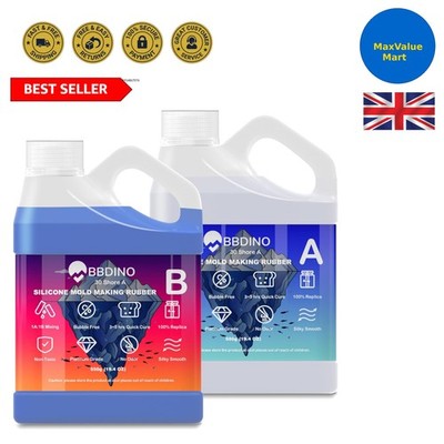 Vivid Sapphire Blue 30A Silikon Formenbau Kit - unverzichtbares Werkzeugset enthalten