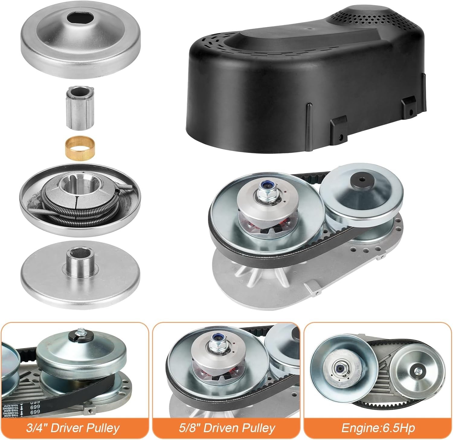 Convertitore Serie 30 Mini Bike 2-7Hp Go Kart CVT Frizione 3/4 pollici 10T #40/41/420&1