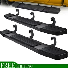Flat Pedal For 07-18 Silverado Sierra 1500 Regular Cab 6" Running Board Nerf Bar