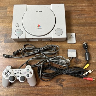 Sony PlayStation 1 PS1 Console - SCPH-7501 - w/ Accessories As-Is for Parts ONLY