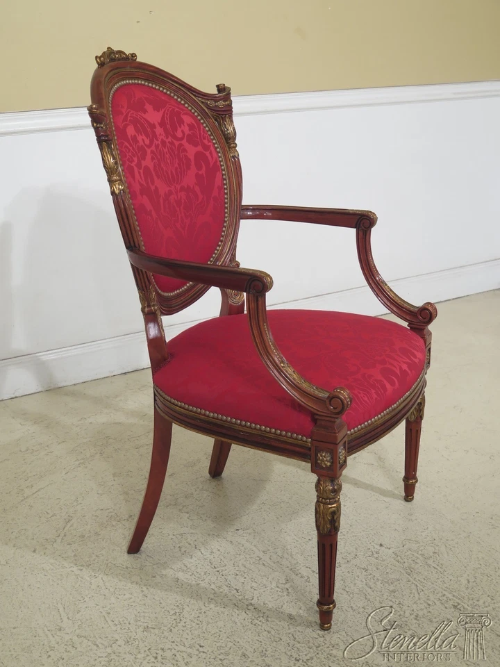 L49991EC: Sillón francés estilo Luis XV tallado caoba Foto 2 de 4