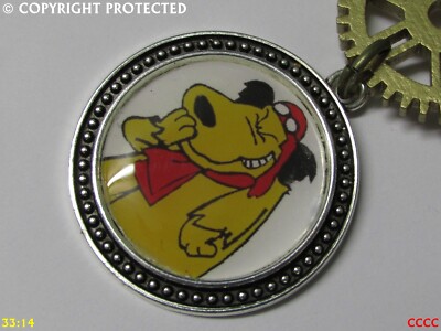 Steampunk Medal Pin Drape Badge Brooch Cartoon Dog Muttley Wacky Races - Foto 11