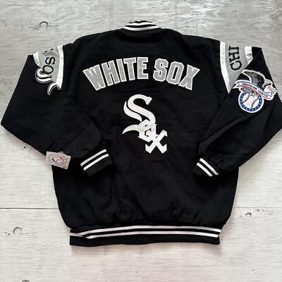 Vintage New W/ Tags MLB Jeff Hamilton Chicago White Sox Jacket Sz