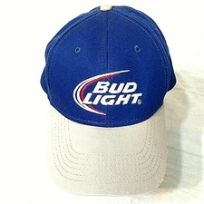 Bud Light Beer Embroidered Adjustable Baseball Cap Hat Snapback 