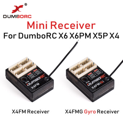DumboRC Empfänger X4FM / X4FMG Gyro 4CH für DumboRC X6 X6PM X5P X4 RC Sender