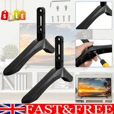 TV Stand Leg TV Base Pedestal Feet Desk Top Pedestal Mount 32-65" for Samsung LG