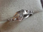Vintage Soviet USSR ring sterling silver 925 ⭐ Size 8 Weight 2.65 g.