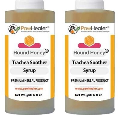 Trachea Soother Syrup 2PAK - Herbal Remedy for Symptoms of Collapsed Trachea