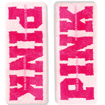 Victoria's Secret PINK Dog PLUSH RUG Bath Mat *1 Fresh, Warm