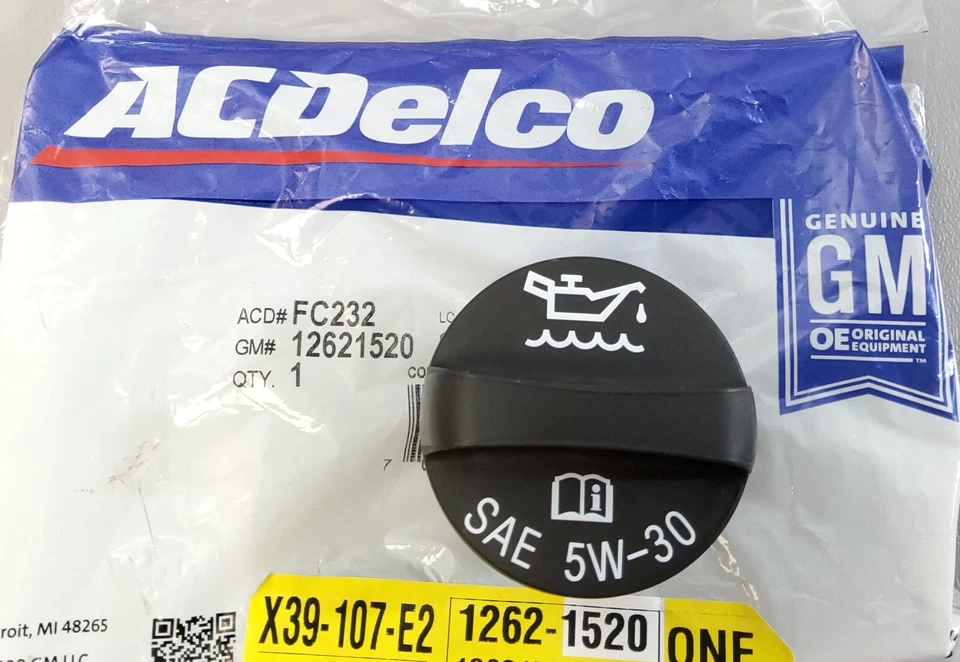 Nueva tapa de llenado de aceite de motor GM compatible con 09-11 HHR 09-10 Cobalto 08-10 Vue + Más FC232 Foto 2 de 4