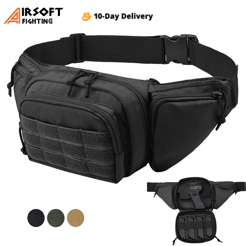 Tactical Fanny Pack Bumbag Waist Bag Men Military Hip Belt Bag