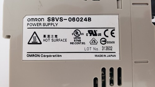 Omron S8VS-06024B Switching Power Supply 2.5A 60W 24VDC DIN Rail Mount - Picture 7 of 11