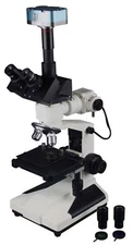 Radical 1200x Professional Quality Trinocular Metallurgical Microscope 1.3Mp ...