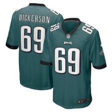 Philadelphia Eagles Landon Dickerson Nike Green 2026 Official NFL Game Jersey