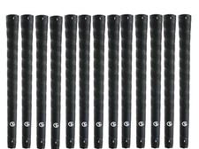 Grip One TPR Wrap Golf Club Grips Standard 60 Round Black Set of 13 New