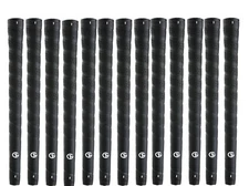 Grip One TPR Wrap Golf Club Grips Standard 60 Round Black Set of 13 New