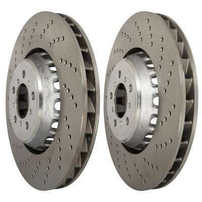 SHW Front Brake Discs Drilled 400x36mm X2 R90 For BMW M2 / M2 Comp / M2 CS F87