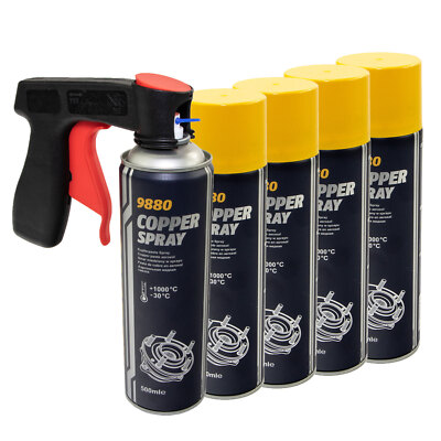 Kupferpaste 2 X 500 ml Kupfer Paste Spray Bremspaste Fett MANNOL Pistolengriff