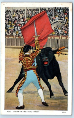 Bull Fight - Prior to the Final Thrust - MEXICO Postcard