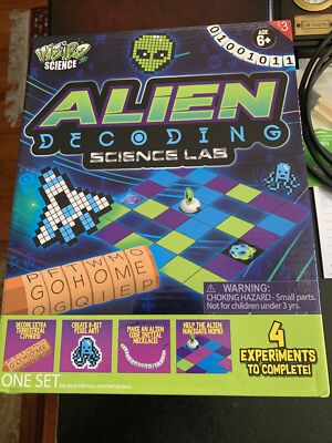 Weird Science Alien Decoding Science Lab 4 Experiments  NEW FACTORY SEALED
