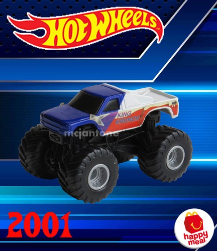 McDonald's 2001 HOT WHEELS Mattel DIECAST Car RACE Monster Truck YOUR Toy CHOICE - Picture 20 of 26