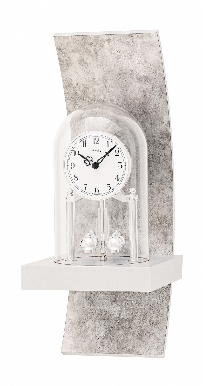 Mantel-clock with quartz movement, anniversary clock from AMS AM W7442 NEW