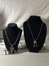 Texas Themed Necklace Lot of 4
