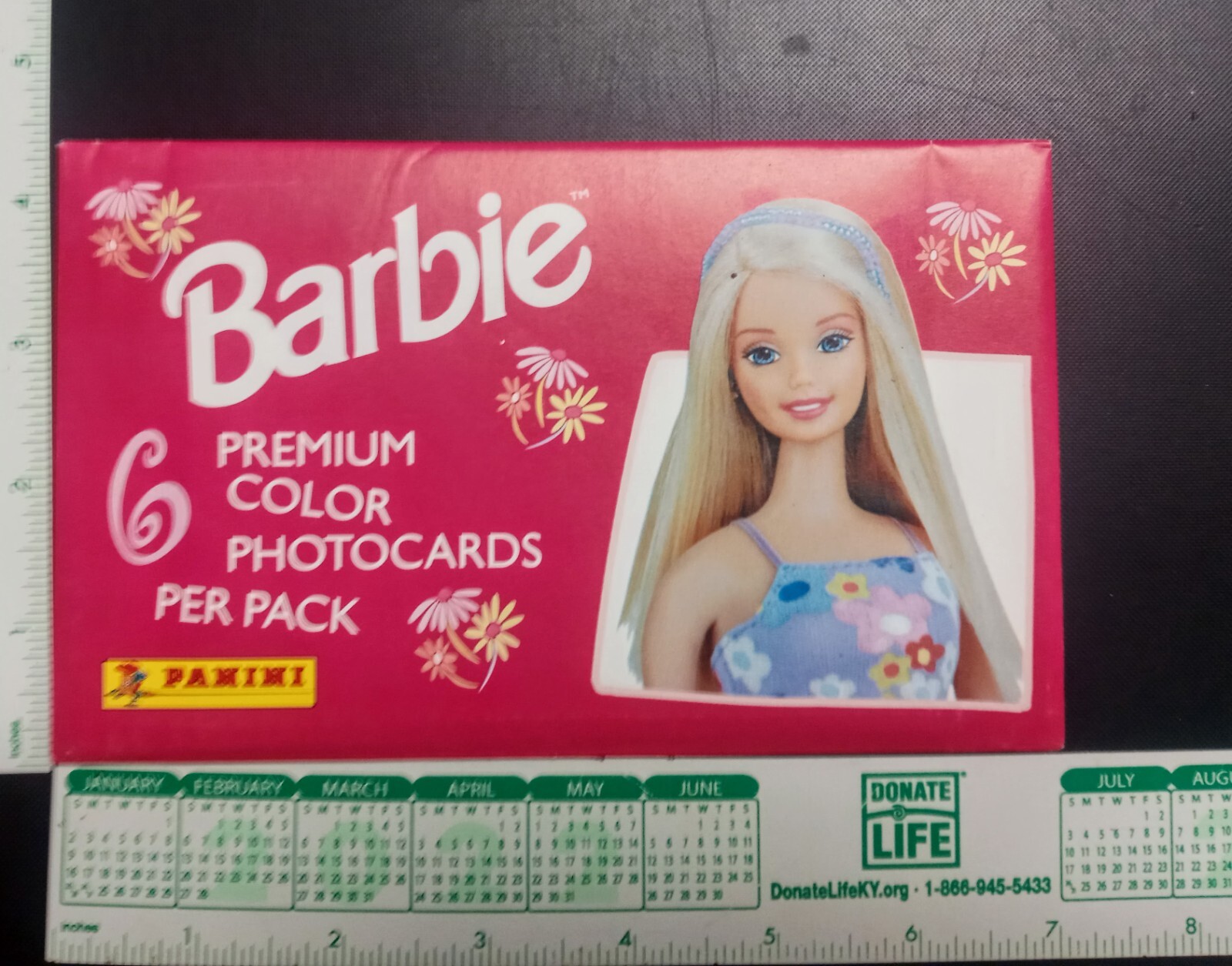 Vintage 1999 Barbie Colored Photo Cards- Mattel Original Panini 6 Cards Per Pack - Picture 2 of 3