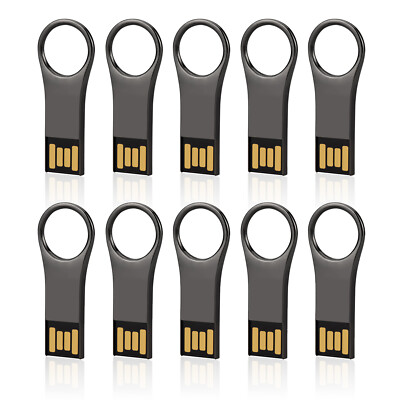Kootion USB 2.0 32GB 10PCS Waterproof Metal Mini Style Flash Drive Thumb Drive