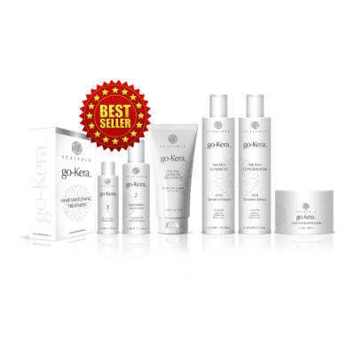 go-Kera  Keratin Smoothing Treatment Bundle (FREE Deep Hydration Mask) 