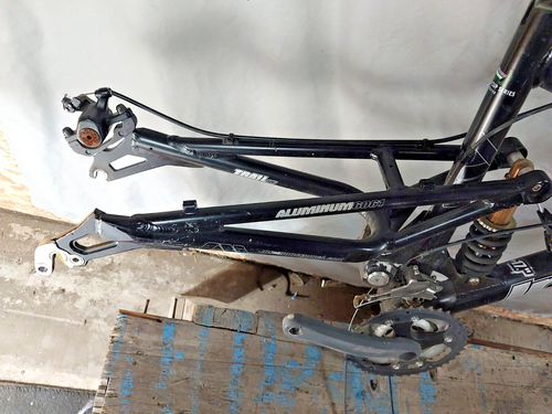2015 Iron Horse Maverick Trail SE FS MTB Bike Frame MED Softtail Full-Suspension - Picture 3 of 17