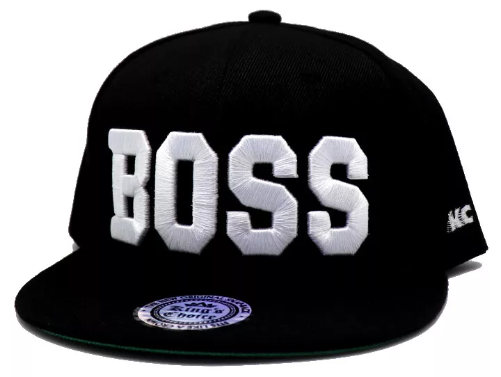 King's New Leader Boss B.O.S.S. Man Black White Era Snapback Hugo Hat Cap |  eBay